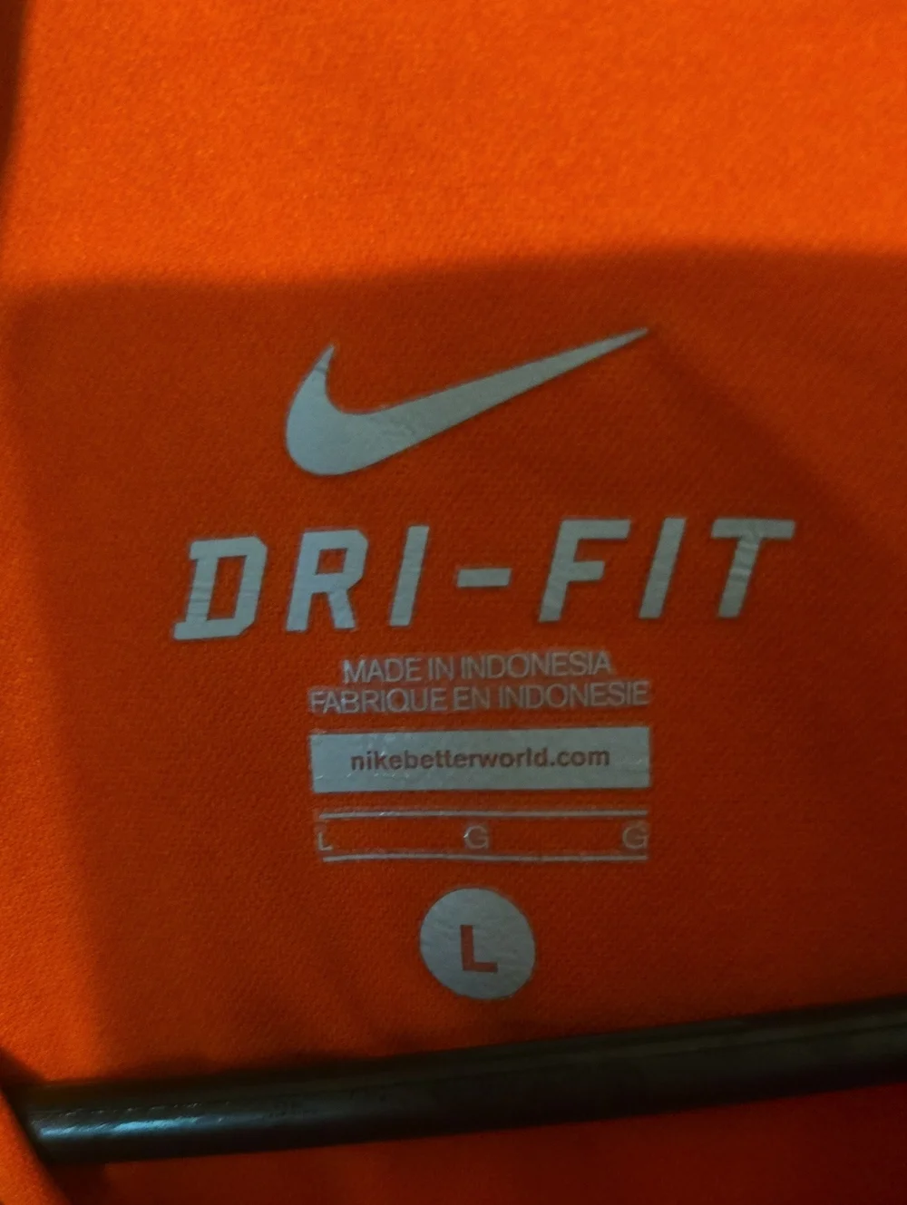 Nike DRY Clemson Tigers Basketball Polo Shirt Dri-Fit Orange Mens Size Large